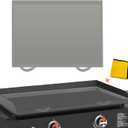 Blackstone Silicone Griddle Cover for 22 Inch Blackstone Grill Cover Flexible & Easy Grip Handle Prevents Splatter & Retains Heat Dishwasher Safe Lid for Easy Cleaning Grill Accessories (Gray)