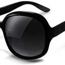miyya Bug Eye Oversized Polarized Sunglasses Womens, Trendy Retro Sun Glasses for Women 2025, Oversized UV Protection Shades