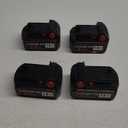 4packs 6.0Ah Replacement Battery Compatible with Milwaukee M -18 18v 6000mAh