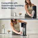 sodastream Fizz & Go Cool - All Metal Bottle (Storm) Carbonating Bottle Capacity, 0.9L