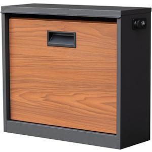Wall Mount Mailbox for House Outside, Large Capacity Mailboxes, Outside Package Delivery Box for Home, Office, School to Collect Package and Mail, Small