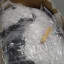 Veehoo Orthopedic Elevated Dog Bed Add Removable Deluxe Rose Plush Bolster Cushion Mat, 59" x 37" Washable Dog Couch Bed, Raised Pet Cot with Breathable Teslin Mesh, No-Slip Feet, Haze Blue, CWC2439B