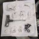 Home Office Desk Chairs, Ergonomic Office Chair with Lumbar Support & 3D Headrest, Computer Desk Chair with Flip-up Armrests, Perfect for Office or Study, Black/Silver