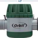 Orbit Mechanical Water Timer - Adjustable Irrigation Shutoff for Lawn & Garden Watering - Battery-Free Clockwork Hose Faucet Timer with Easy Grip Dial & Manual Bypass - 62034