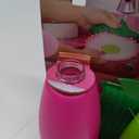 Vigar Flower Power Kitchen Soap Dispenser Set, Dish Soap Dispenser with Sponge Caddy and Dish Brush, Perfect Kitchen Sink Caddy, Pink, Green