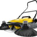 Krcher S6 Twin Replacement Brushes - for Wet Conditions -Compatible with Karcher Push Sweeper S 6 Twin - 2 Pack