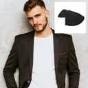 Ptwola 3 Pairs Shoulder Pads for Women Clothes Soft Sponge Anti-Slip Detachable Shoulder Pad Reusable No-Sewing Required High Low Shoulders Enhancer for Men Blazer Suit Coat Shirt Sewing Accessories (1.5cm thick)