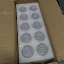 Candle Holder Glass Candlestick Holders: Hewory 20PCS Clear Taper Candle Holders Bulk for Table Centerpiece, Glass Candle Holder Candle Stick Holder Decor for Christmas Wedding Party Bridal Showers