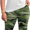 Lounge Sets for Women 2 Piece Summer Casual Jogger Workout Outfits Short Tops Long Pant Sweat suit leggings set (X-Large, Camouflage Print)