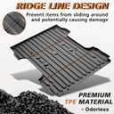 TripleAliners Truck Mat Compatible with 2017-2026 Ford Super Duty F250/F350/F450 6.75FT Accessories, Truck Bed Mat Heavy Duty Custom Fit All Weather Protection TPE Pickup Liner