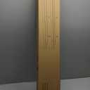 Natural Wood Floating Shelves with Lip, 40 Inch Long White Floating Wall Shelves with Metal Bracket, Set of 2 Picture Ledge Shelf Wall Mounted Shelves for Living Room, Bedroom and Kitchen.