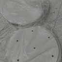 2 Pack Cake Pop Stand - 7 Hole Wood Lollipop Holder Display Round Candy or Sucker Stand for Wedding, Birthday Party, White (7hole x2)