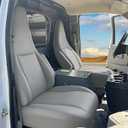 EDIETH Heavy-Duty 600D Oxford Fabric Seat Covers for Chevrolet Express 2010 2011 2012 2013 2014 2015-2025 Tough & Durable Snug Fit No-Slip - Gray