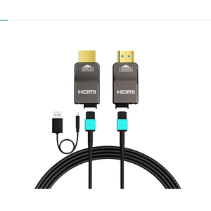8K Detachable Full Fiber Optic Armored HDMI 2.1 Cable 3FT, Ultra High Speed 48Gbps, Support 8K@60Hz 4K@120Hz, Dynamic HDR, eARC, Compatible with PS5/Xbox/Blu-ray/TV/Monitor/Projector