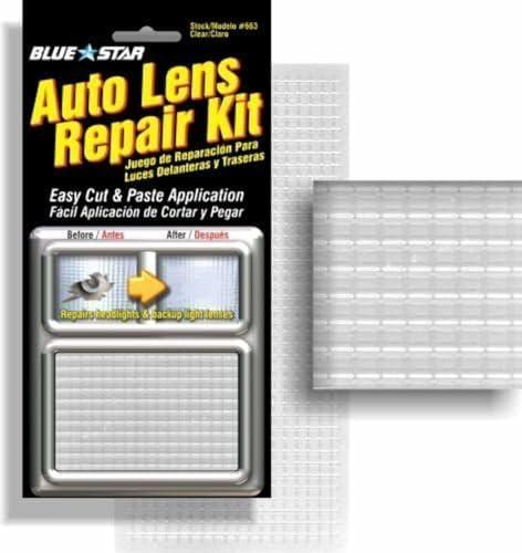 Blue Star Grid Pattern Auto Lens Repair Kit (Clear)