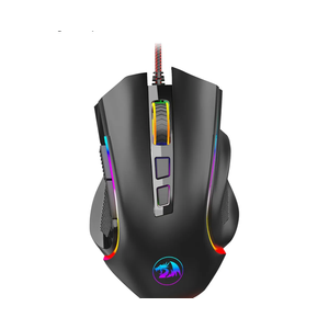 Redragon M602 Gaming Mouse, Ergonomic RGB Gaming Mouse Wired with 7200 Adjustable DPI, 9 Programmable Buttons, Professional Software for Gamer Office [Black]