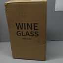 UMI UMIZILI 12 Ounce - Set of 12, Classic Durable Red/White Wine Glasses For Party