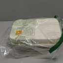 Brigii Ice Cube Tray with Lid&Bin, Ice Cube Mold with 56 Cubes, Stackable Ice Trays for Freezer with Easy-Release Silicone Bottom, for Drinks, Coffee, cocktail (White)