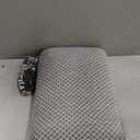 Travel Pillow Memory Foam Pillows, Camping Pillow-Compressible Medium Firm, Breathable Cover, Ideal Backpacking Hiking, Bed Pillows, Airplane and Car (Light Grey, S) (S-15.7*9.8in)