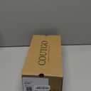 Coutgo Womens Mary Jane Chunky Low Heels Slingback Pumps Closed Square Toe Wedding Dress Shoes , size 91/2