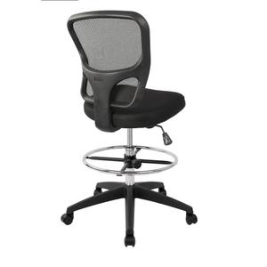 HYLONE Ergonomic Office Chairs, Office Drafting Chair, Rolling Stool Chair Armless Standing Desk Chair with Footrest Bar Stools for Home,Office & Bar