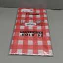 Childom 3 Pack Red and White Checkered Tablecloths 54"x108" Valentines Day Tablecloths for Rectangle,Disposable Plastic Table Cover for Wedding,Home,Birthday,Picnic,Buffet,Pizza Party,Racing Car Decor