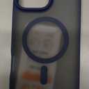 TORRAS Magnetic Shockproof for iPhone 16 Pro Max Case, [4X Military-Grade Protection] [Compatible with MagSafe] Translucent Case for iPhone 16 Pro Max Anti-Scratch Guardian 6.9" (Blue)