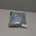 AlvaQ Womens Dresses Spring Summer Knot Front V Neck Ruffles Long Sleeve Floral Print Swing Mini Dress (Small, Slategrey)