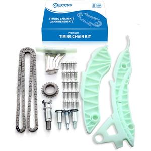 ECCPP TK1100 Timing Chain Kit Tensioner Guide Rail fits for Mini Cooper 1.6L Non Turbo 2007 2008 2009 2010 N12B16A