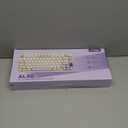 YUNZII AL80 Wireless Mechanical Keyboard,Full Aluminum CNC, Smart LCD Display,Hot Swappable Gasket Mount 75% Layout with Knob,BT/2.4G/USB-C,QMK/VIA Support for Win/Mac (Beige, Cocoa Cream V2 Switch)