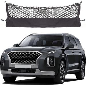 Envelope Style Upgraded Cargo Net Compatible with Hyundai Palisade Upgraded New 2026 2025 2024 2023 2022 2021 2020 Trunk Car Tailgate Netting (XXL)