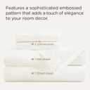 Bedsure King Size Sheets Set - 4 Pieces Soft King Sheets - Breathable & Cooling - Hotel Luxury - Easy Care Polyester Microfiber Bedding for Women, Men, Ivory