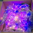 Dazzle Bright Easter Lights, 222LED 9FT Pastel Rabbit and Eggs Curtain String Lights with 8 Modes, Plug in Easter Decorations for Indoor Window Outdoor Party Decor (Multi-Colored)