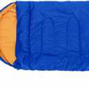 Dog Sleeping Bag, Portable Design, Excellent Warmth, Suitable for Travel, Hiking, and Camping with Polyester Fiber and Polar Fleece Material (Blue)