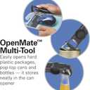 Hamilton Beach OpenStation Electric Automatic Can Opener for Kitchen with Multi Tool and Bottle and Jar Opening Tools, Auto Shutoff, Cord Storage, and Sure Cut Technology, Stainless Steel (76382)