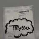 TILLYOU Waterproof Changing Pad Liners 6 Pack, 100% Cotton Reusable Cloth Diaper Liners, White