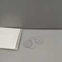 36 Pieces (2",1-3/8",1") Clear Discbound Discs Plastic Binder Rings Expansion Discs Notebooks Planner Discs Binder Accessories Disc Binder System Book Binding Discs for Planner Scrapbooking Supplies