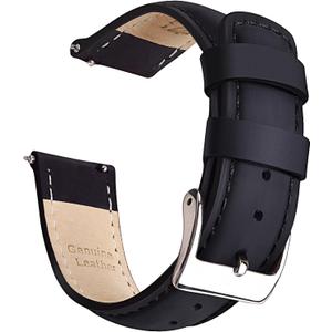 Ritche Christmas Gift Quick Release Leather Watch Bands Genuine Watch Straps for Men Women Top Grain Leather Watch Strap, White Elephant Gifts, Stocking Stuffers for Men, Father's Day gifts