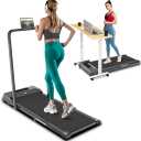 Walking Pad Treadmills, 2.5HP Treadmills with Handle, 3 in 1 Under Desk Portable Treadmill, Walking pad with 300 LBS Capacity, Electric Compact Treadmill for Home, Remote Control