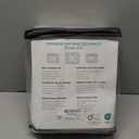 INOVADAY 100% Blackout Curtains 96 Inches Length 2 Panels Set, Back Tab/Rod Pocket Linen Black Out Curtains for Bedroom, Thermal Insulated Window Drapes - Cream, W50 X L96