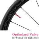 2 Pack RideNow TPU Inner Tubes 700C x 18-32C / 32-47C with 45mm/65mm/85mm Metal Presta Valve, Removable Valve Cores for All Road or Gravel Bike (Include Bike Tube Patch Repair Kit)