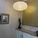 large White Oblate Pendant Lamp Shade 55.5cm(21.85in) Chinses lantern Home Decor Paper Ceiling Lampshade