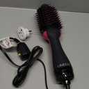 Dual Voltage Hair Dryer Brush with Negative Ion Anti-frizz Styler - Hot Air Volumizer for 110V-120V/220V-240V European and Travel Use