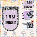 Tudomro 8 Pcs Motivational Classroom Curtain, 36" x 24", Pastel Composition, 23.6"W x 35.4"L
