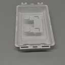 Mom's Choice Gold Awards Winner - EUDEMON 1 Pack Updated Baby Safety Electrical Outlet Cover Box Childproof Plug Cover - More Space for Large Plugs Easy to Install & Use (White)