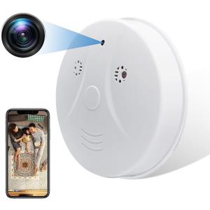TANGMI Home Security Camera Hidden Camera Smoke Detector WiFi Wireless Video 1080P HD Camera Indoor Cam Small Camera with Night Vision and Motion Detection