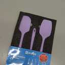 DI ORO Silicone Spatula Set - Rubber Kitchen Spatulas for Baking, Cooking, & Mixing - 600F Heat-Resistant & BPA Free Silicone Scraper Spatulas for Nonstick Cookware - Dishwasher Safe (3pc, Lavender)