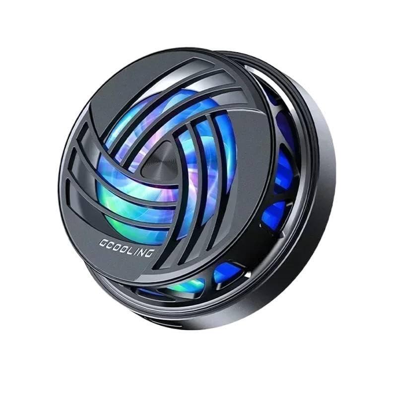 K6 Mobile Phone Magnetic Semiconductor Radiator with RGB Colorful Light Ice-Cold Cooling Fan for iPhone Samsung Xiaomi Universal