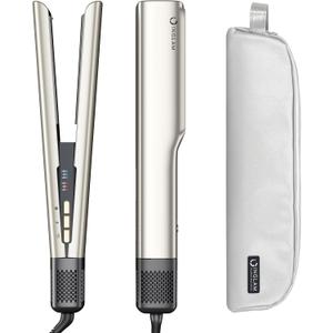 IG INGLAM Air Straightener, Style From Wet Hair, 2.2" Dryer Straightener, 200M Negative Ionic, One-Step Air Straight for Medium and Long Hair (14"-30"), Champagne Silver IG INGLAM Air Straightener, Style From Wet Hair, 2.2" Dryer Straightener, 200M Negative Ionic, One-Step Air Straight for Medium and Long Hair (14"-30"), Champagne Silver