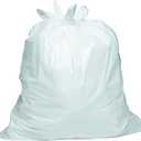 Amazon Basics 8 Gallon Flap Tie Trash Bags, 80 Count Fresh Scent
